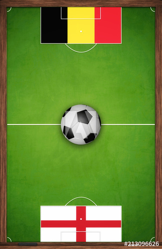 325x500 belgian and english flag on green chalkboard with soccer field - Soccer Field Drawing