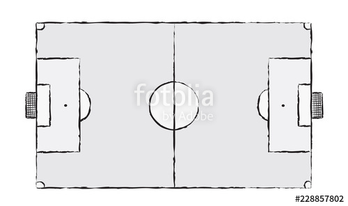 500x296 football stadium or soccer field sport drawing tournament design - Soccer Field Drawing