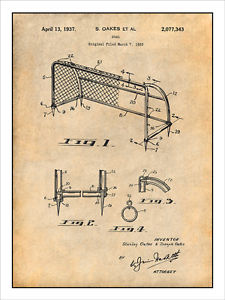 225x300 soccer goal patent print art drawing poster ebay - Soccer Goal Drawing
