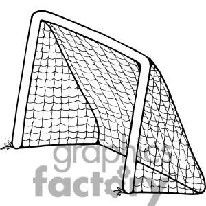 300x300 soccer goal clipart side view collection - Soccer Goal Drawing
