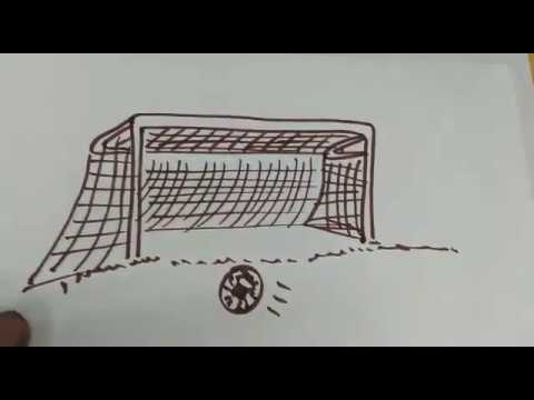 480x360 how to draw a football or soccer goal post fifa foot ball - Soccer Goal Drawing