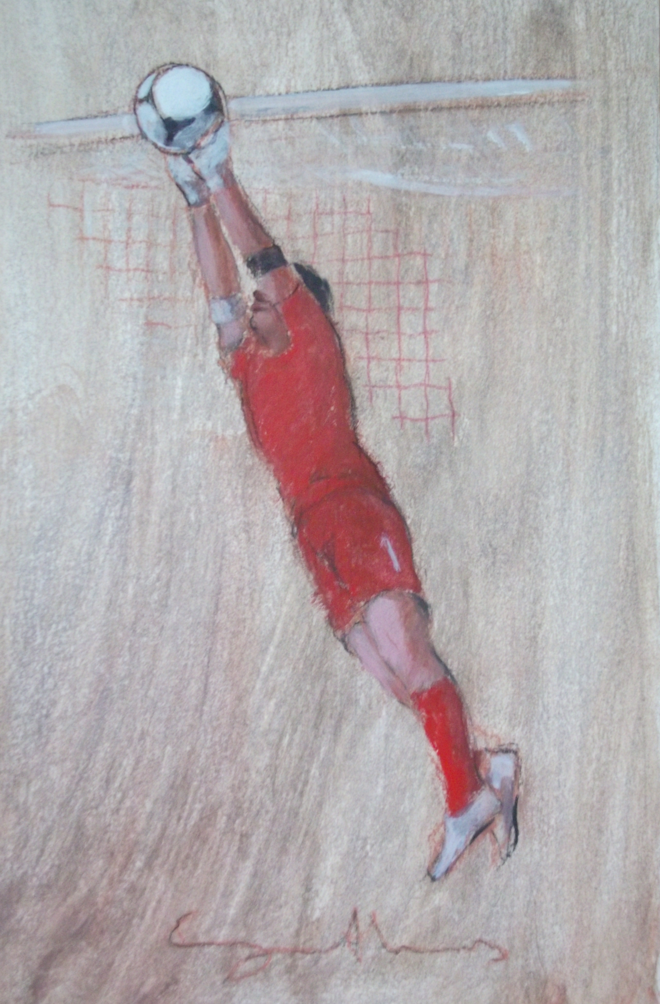 2576x3921 soccer goalie eugeneabrams - Soccer Goalie Drawing