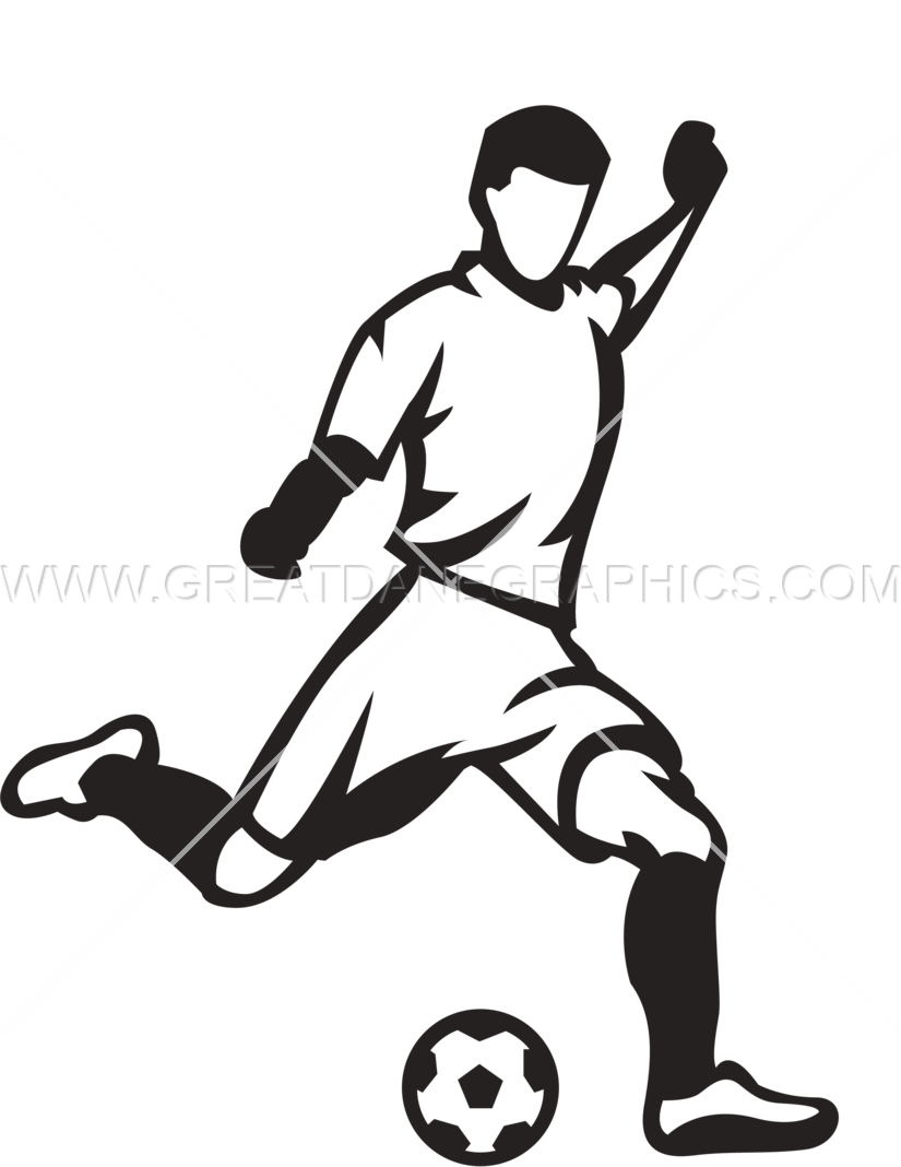 825x1068 Football Player Transparent Library Standing - Soccer Player Drawing