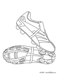 236x304 Homeschool Soccer - Soccer Shoes Drawing