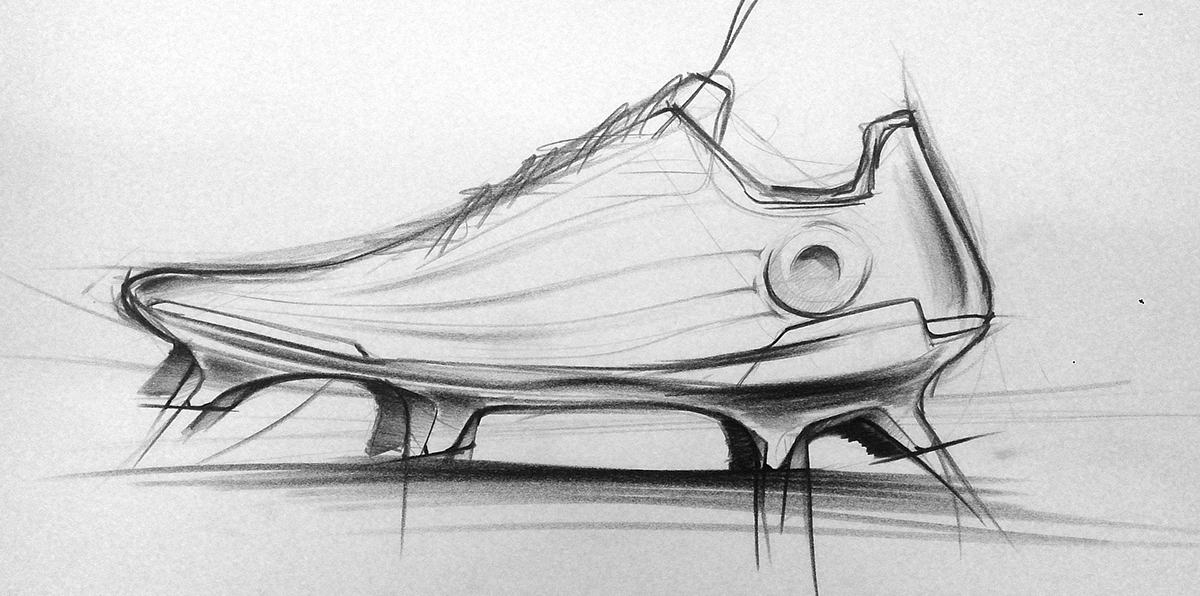1200x596 Soccer Shoes, Photoshop Rendering Tutorial On Behance - Soccer Shoes Drawing