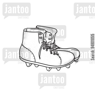 400x400 Soccer Shoes Cartoons - Soccer Shoes Drawing