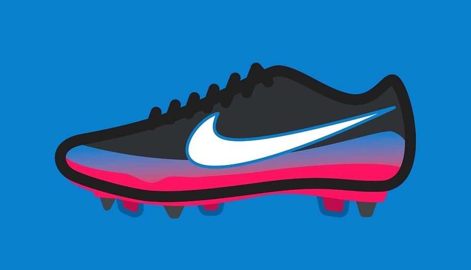 960x550  - Soccer Shoes Drawing
