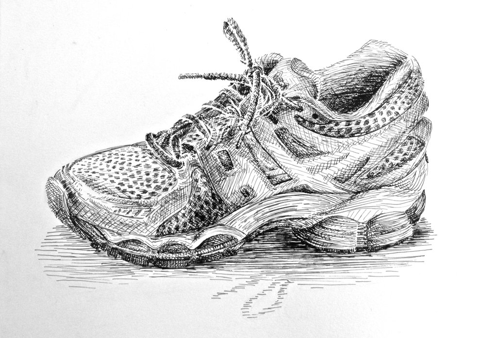 1024x696 Sneakers Drawing Soccer Shoe For Free Download - Soccer Shoes Drawing