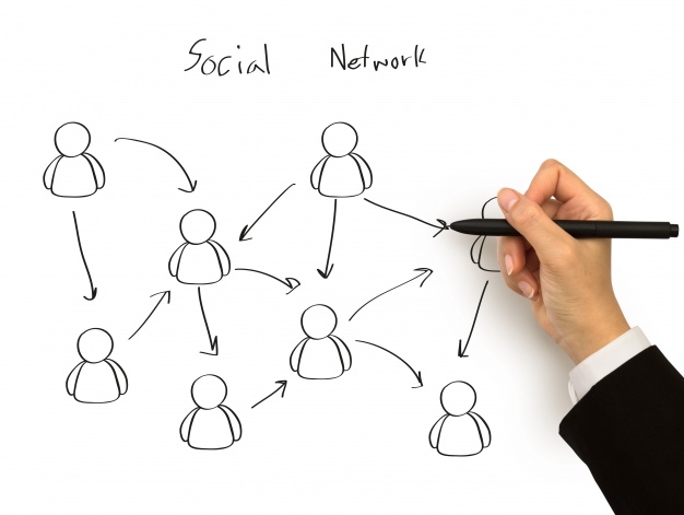626x471 Hand Drawing Social Network Icons Photo Free Download - Social Drawing
