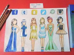 236x177 Social Media People Art Social Media Art, Drawings, Social Art - Social Drawing