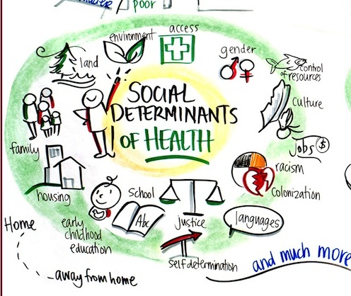 496x418 Gathering Wisdom Visuals On Social Determinants Drawing Change - Social Health Drawing