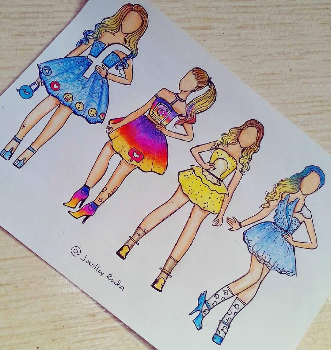 1080x1141 Facebook - Social Media Drawing