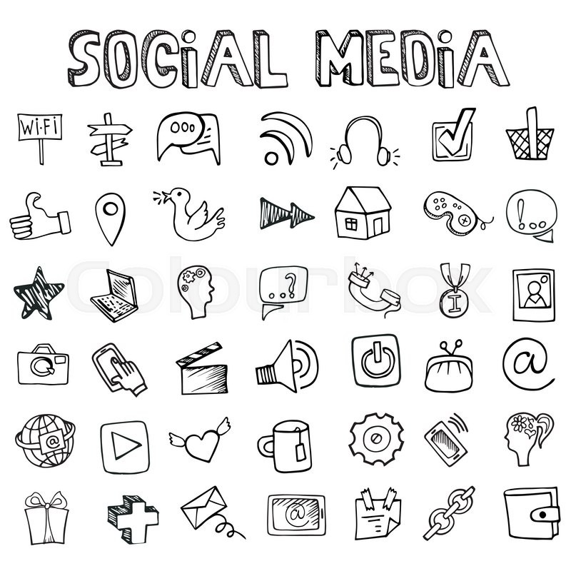 Social Media Drawing at Explore collection of