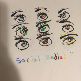 320x320 Socialmedia Drawings On Paigeeworld Pictures Of Socialmedia - Social Media Drawing