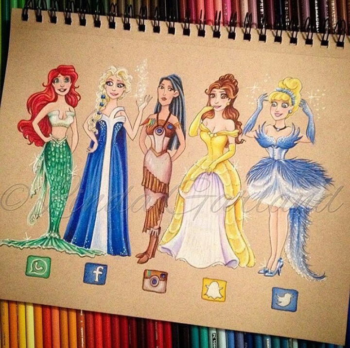 720x717 social media images - Social Media Dresses Drawings