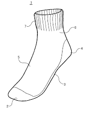 196x257 image result for sock technical drawing cad - Sock Drawing