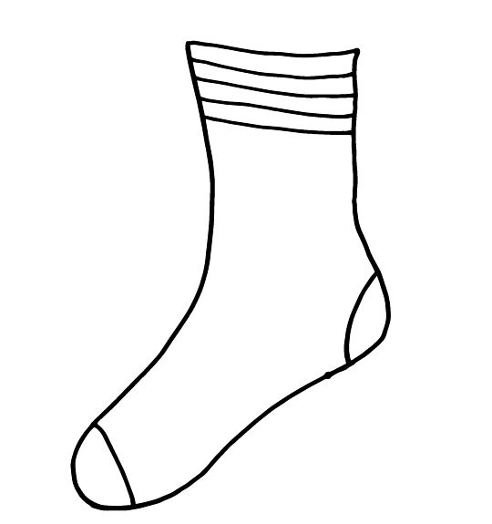 Sock Drawing At PaintingValley Explore Collection Of Sock Drawing
