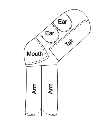 340x434 How To Make A Sock Monkey - Sock Monkey Drawing