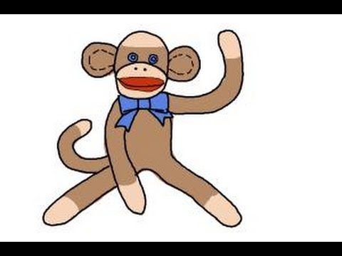 480x360 How To Draw A Sock Monkey - Sock Monkey Drawing