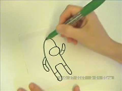 480x360 Learn To Draw Sock Monkey - Sock Monkey Drawing