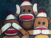 200x150 Stunning Sock Monkey Drawings And Illustrations For Sale On Fine - Sock Monkey Drawing