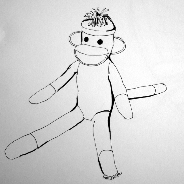 Sock Monkey Drawing at Explore collection of Sock Monkey Drawing