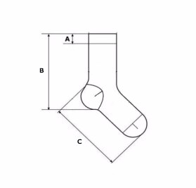 279x267 cotton low cut invisible sock cotton ankle crew socks liner no - Sock Technical Drawing