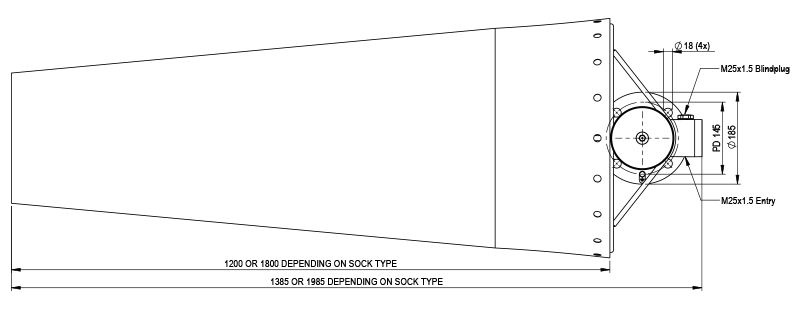 800x318 Windsocks Orga - Sock Technical Drawing