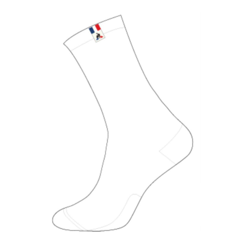 1000x1000 Le Coq Sportif Clothing Socks Los Angeles Outlet Shop - Sock Technical Drawing