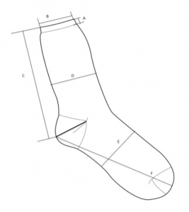 Sock Technical Drawing at PaintingValley.com | Explore collection of ...