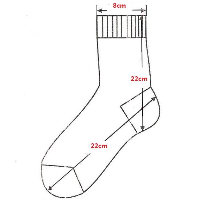 Sock Technical Drawing at PaintingValley.com | Explore collection of ...