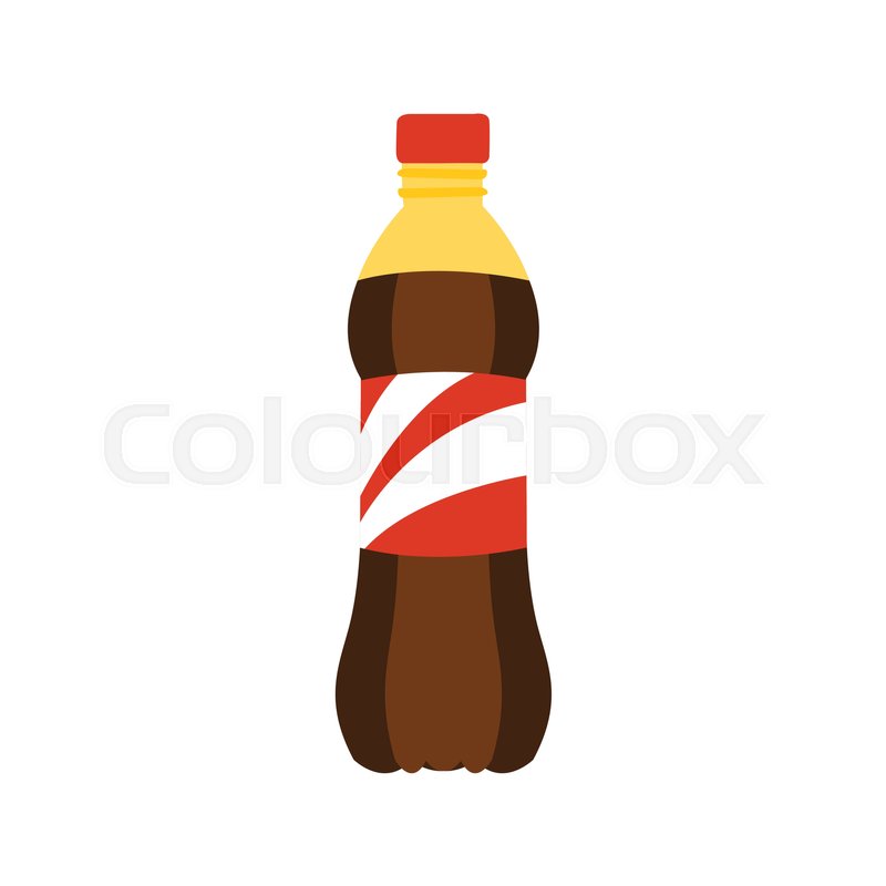 800x800 plastic bottle with sweet soda drink stock vector colourbox - Soda Bottle Drawing