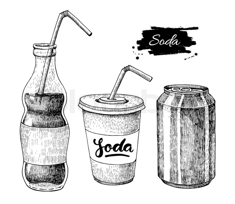 Soda Bottle Drawing at Explore collection of Soda