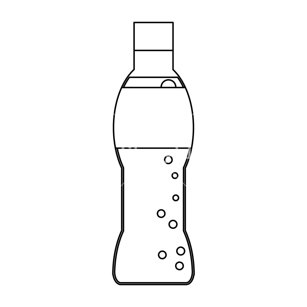 Soda Bottle Drawing at PaintingValley.com | Explore collection of Soda ...