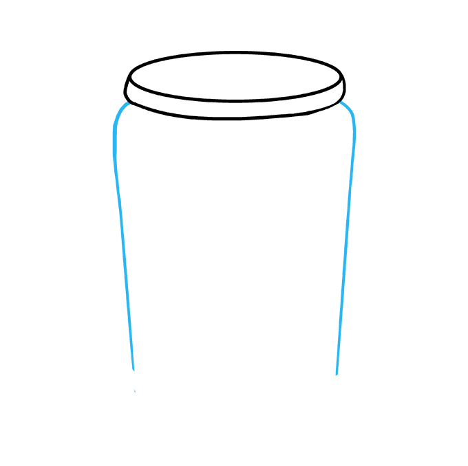 680x678 How To Draw A Soda Can - Soda Can Drawing