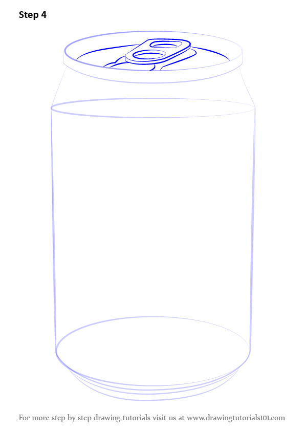 596x842 Learn How To Draw A Soda Can - Soda Can Drawing