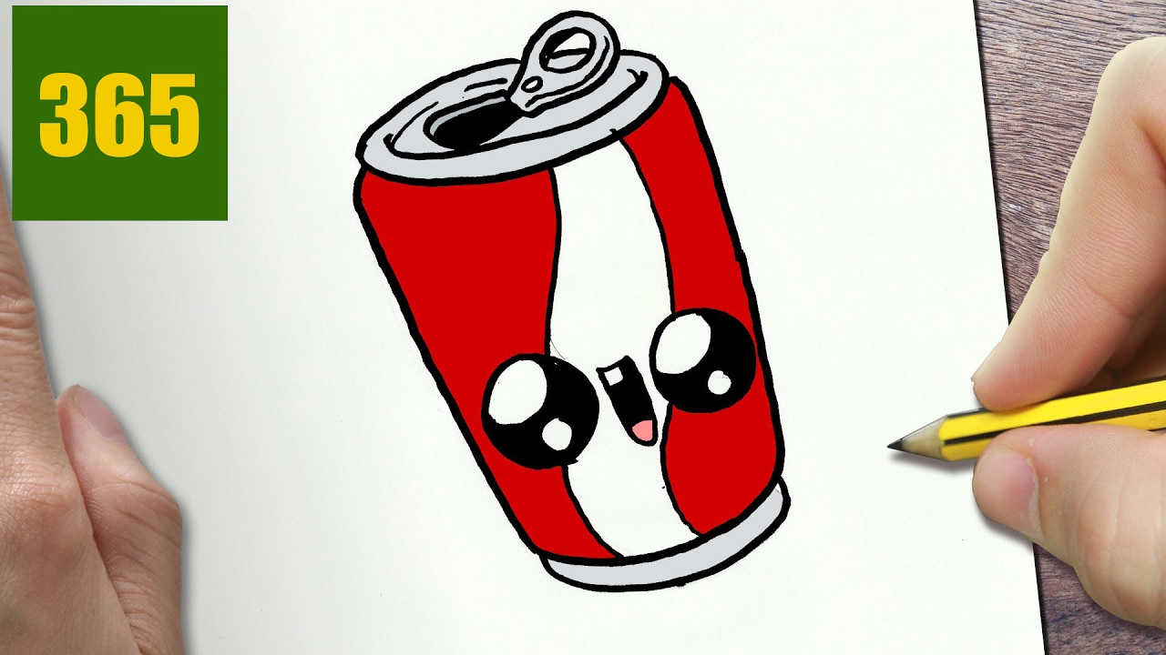 1280x720 how to draw a soda cute, easy step - Soda Drawing