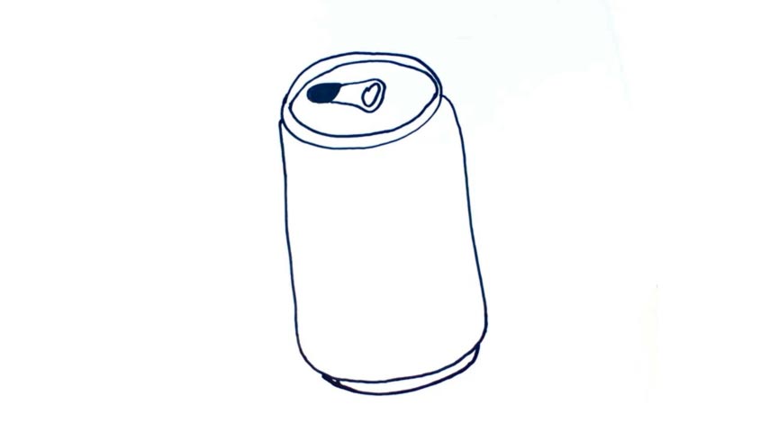 854x480 how to draw a can of soda - Soda Drawing