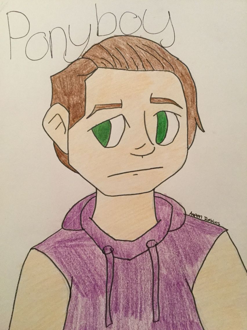 852x1136 i drew ponyboy! art - Sodapop Curtis Drawing