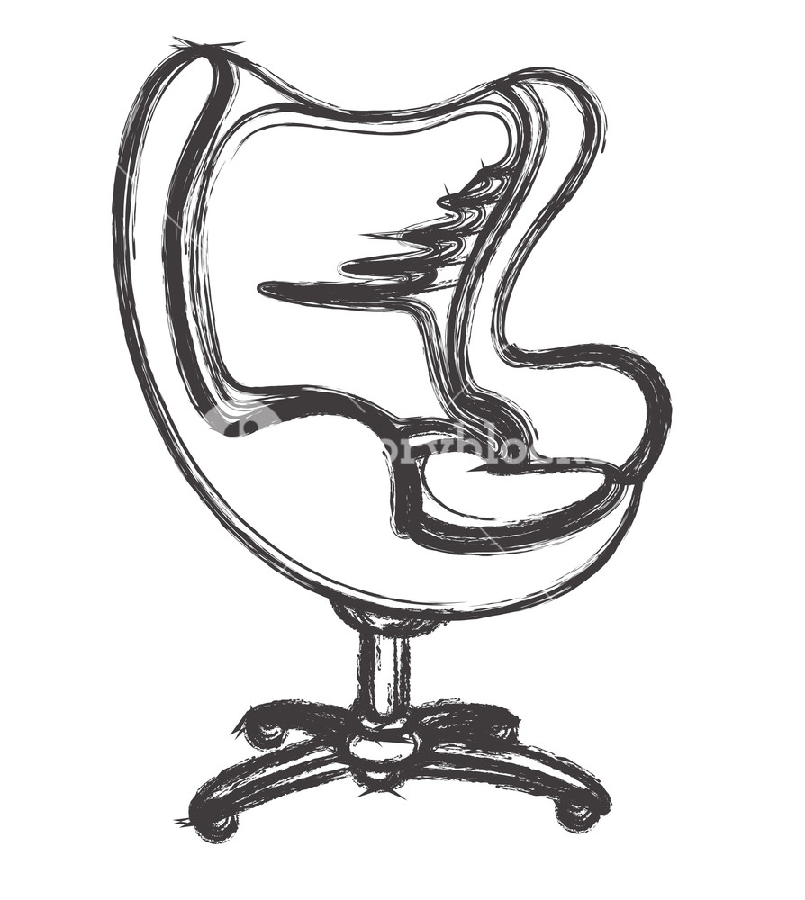 894x1000 Fancy Style Retro Sofa Chair Royalty Free Stock Image - Sofa Chair Drawing
