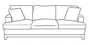 302x153 how to draw a couch, step - Sofa Drawing