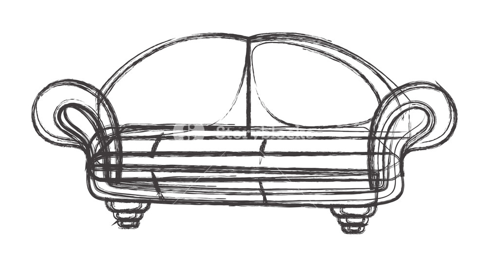 1000x551 abstract sofa drawing royalty free stock image - Sofa Drawing
