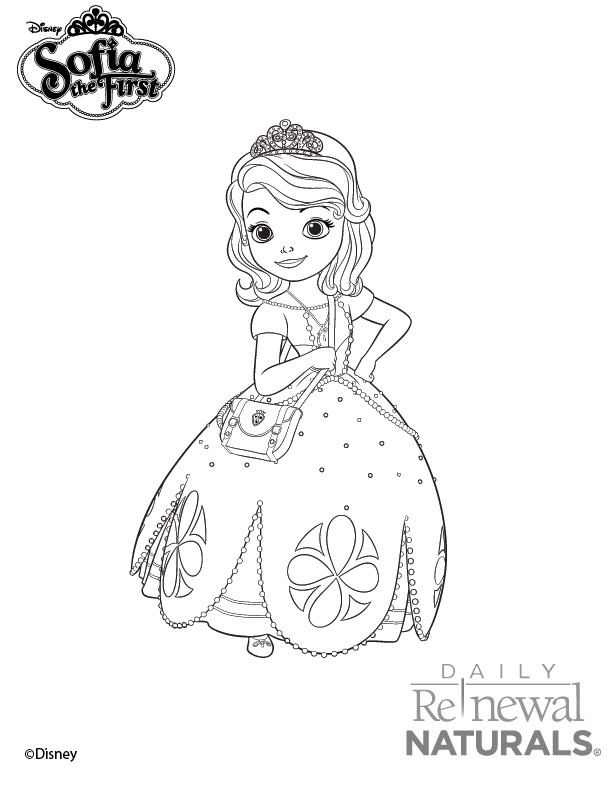 613x792 Sofia First Coloring Pages - Sofia The First Drawing