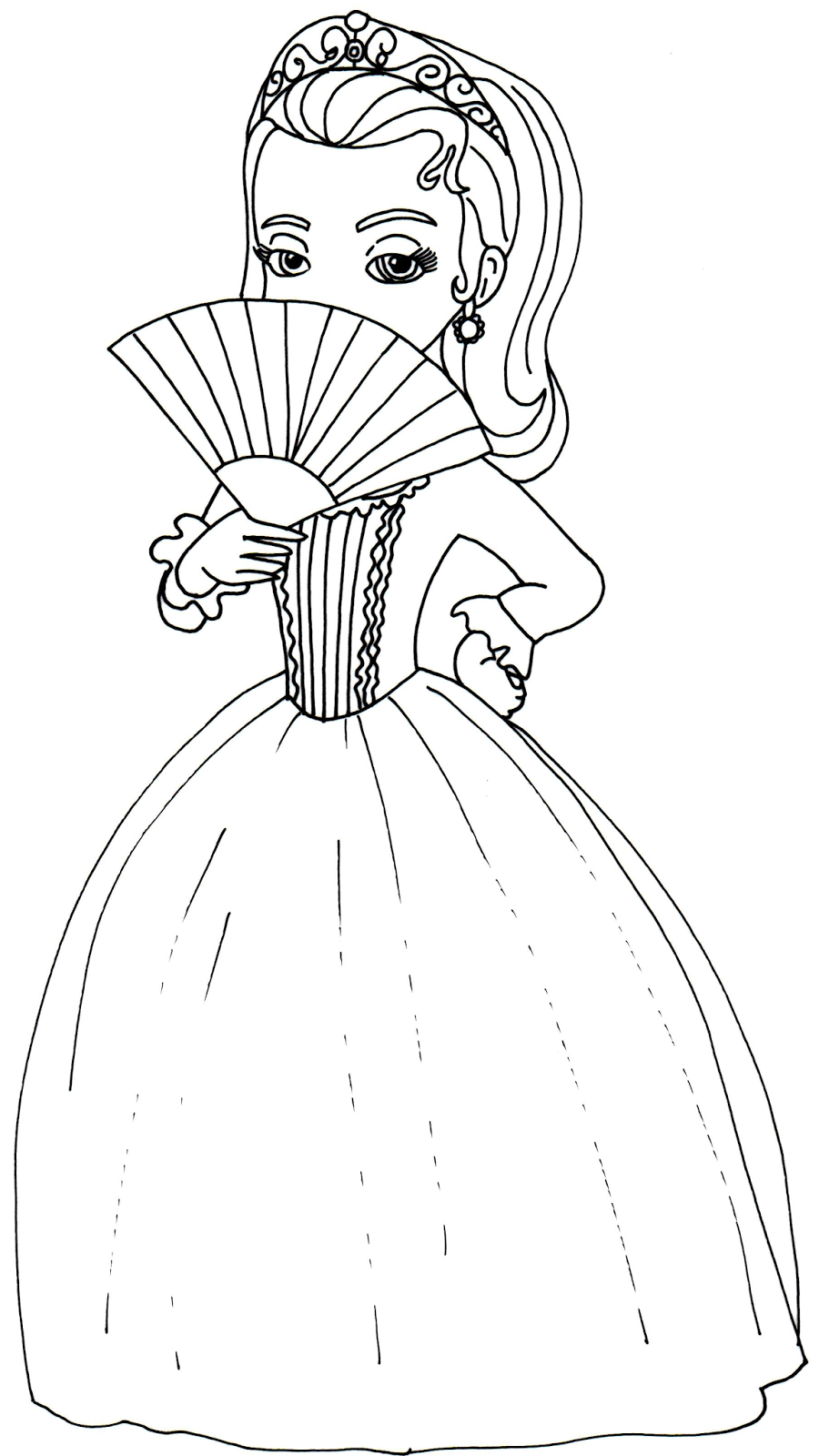 4700 Disney Coloring Pages Sofia The First For Free