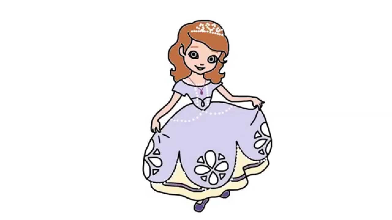 1280x720 how to draw princess sofia from sofia the first episodes in full - Sofia The First Drawing