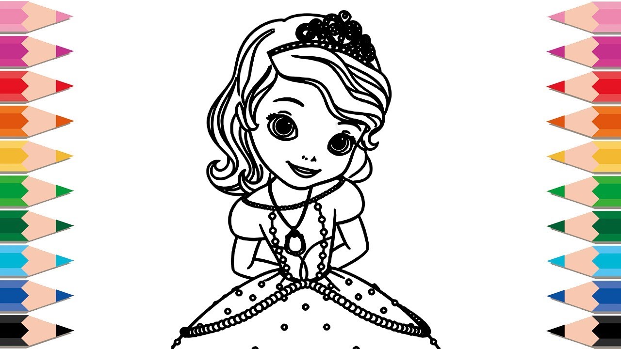 Sofia The First Drawing at PaintingValley.com | Explore collection of ...