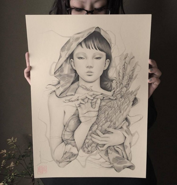 750x784 drawings that are soft as silk doodlers anonymous - Soft Drawing