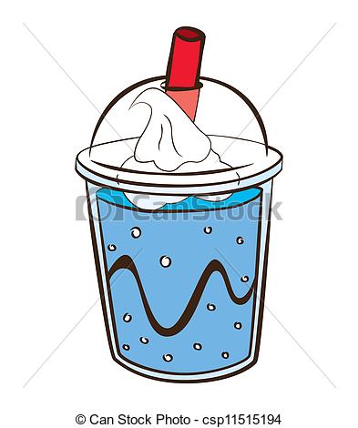 393x470 iced soft drink clipart - Soft Drink Drawing
