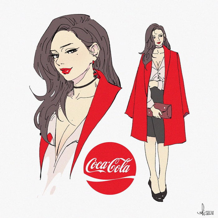 700x700 illustrator reimages soft drink brands into characters - Soft Drink Drawing