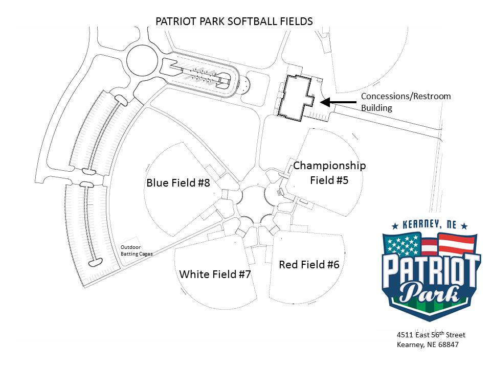 960x720 kearney competitive girls softball association - Softball Field Drawing